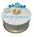Torta - cirkevné sviatosti - modrá