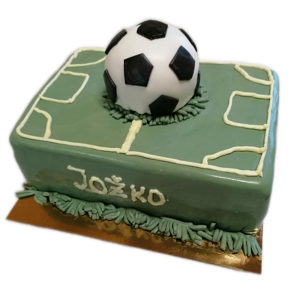 detská torta malý fotbalista