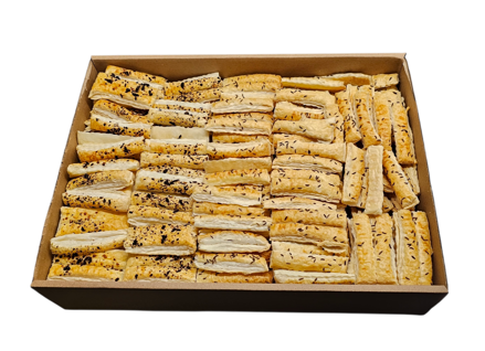 Tyčinky z lístkového cesta