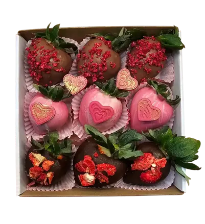 Jahody v čokoláde "for her" 