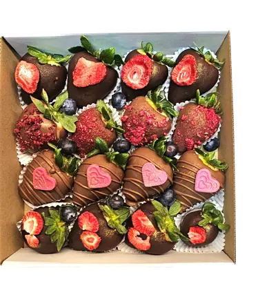 Jahody v čokoláde "for her" 