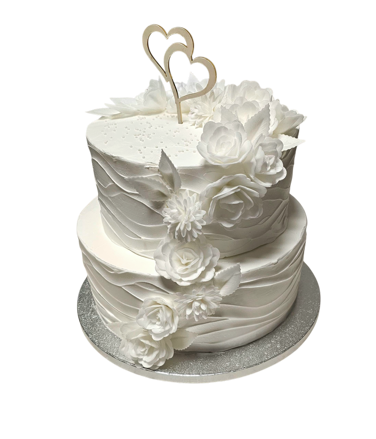 Torta svadobná dvojposchodová