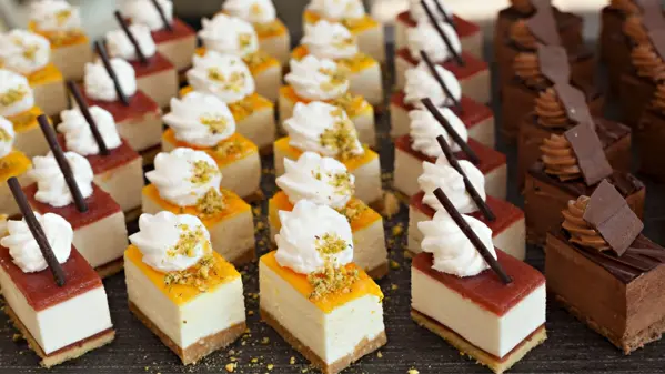 Ponuka malých dezertov