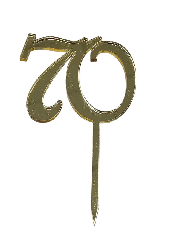 Tortový zápich dvojčíslo70