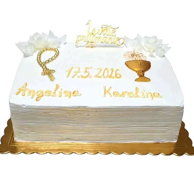 Torta kniha - cirkevný motív