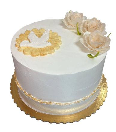 Torta - cirkevné sviatosti - zlatá