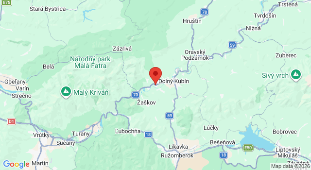 Google map: Veličná 1