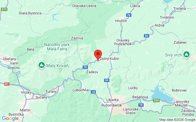 Google map: Veličná 1