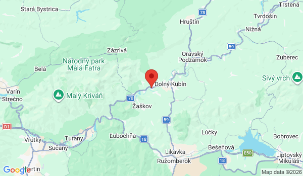 Google map: Veličná 1